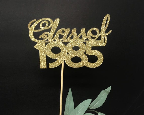 Class of 1985, Class Reunion Centerpiece, 35 years class Anniversary, 35th Celebration, Centerpieces, Class Reunion Decoration