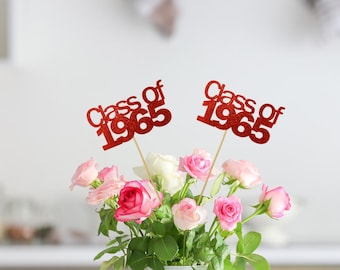 Set of 3 Class of 1995, 1995 Class Reunion Centerpiece, Class of 1995 decorations, Class Reunion 1990 props, ANY YEAR, 30th Class Reunion