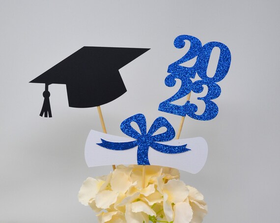 2023Graduation decorations, Graduation Centerpiece Sticks, class of 2023, Graduation party Decoration, 2023 picks, Graduation Decor 2023