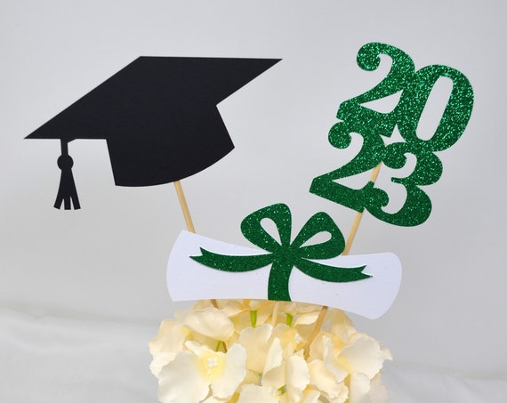 2023 Graduation decorations, Graduation Centerpiece Sticks, class of 2023, Graduation party Decoration, 2023 picks, Graduation Decor 2023