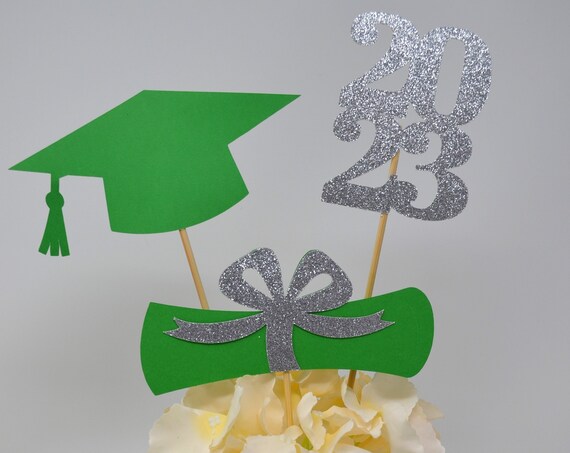 2023 Graduation decorations, Graduation Centerpiece Sticks, class of 2023, Graduation party Decoration, 2023 picks, Graduation Decor 2023