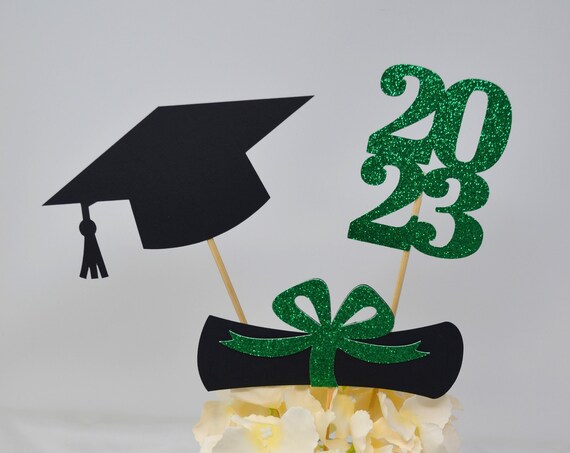 2023 Graduation decorations, Graduation Centerpiece Sticks, class of 2023, Graduation party Decoration, 2023 picks, Graduation Decor 2023