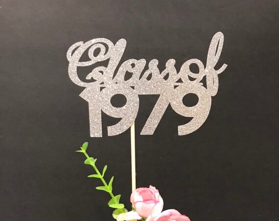 Class of 1979, Class Reunion Centerpiece, 40 years class Anniversary, 40th Celebration, Centerpieces, Class Reunion Decoration
