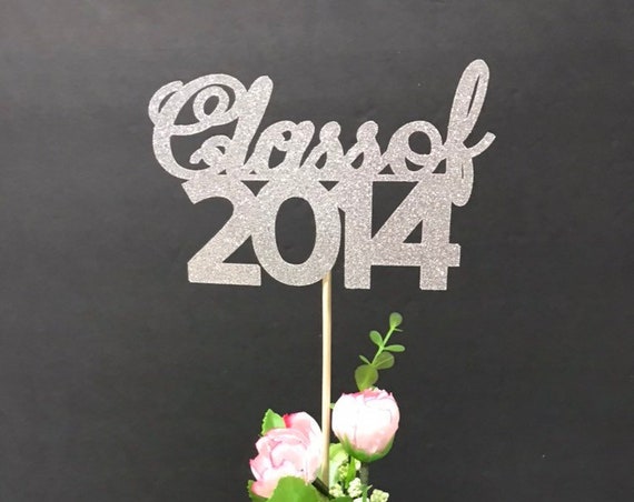 Class of 2014, Class Reunion Centerpiece, 5th years class Anniversary, 5th Celebration, Centerpieces, Class Reunion Decoration