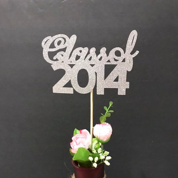 Class of 2014, 2014 Class Reunion Centerpiece, High School Reunion, 10th Reunion, Centerpieces, Class Reunion Decoration, Class of 2014 sign