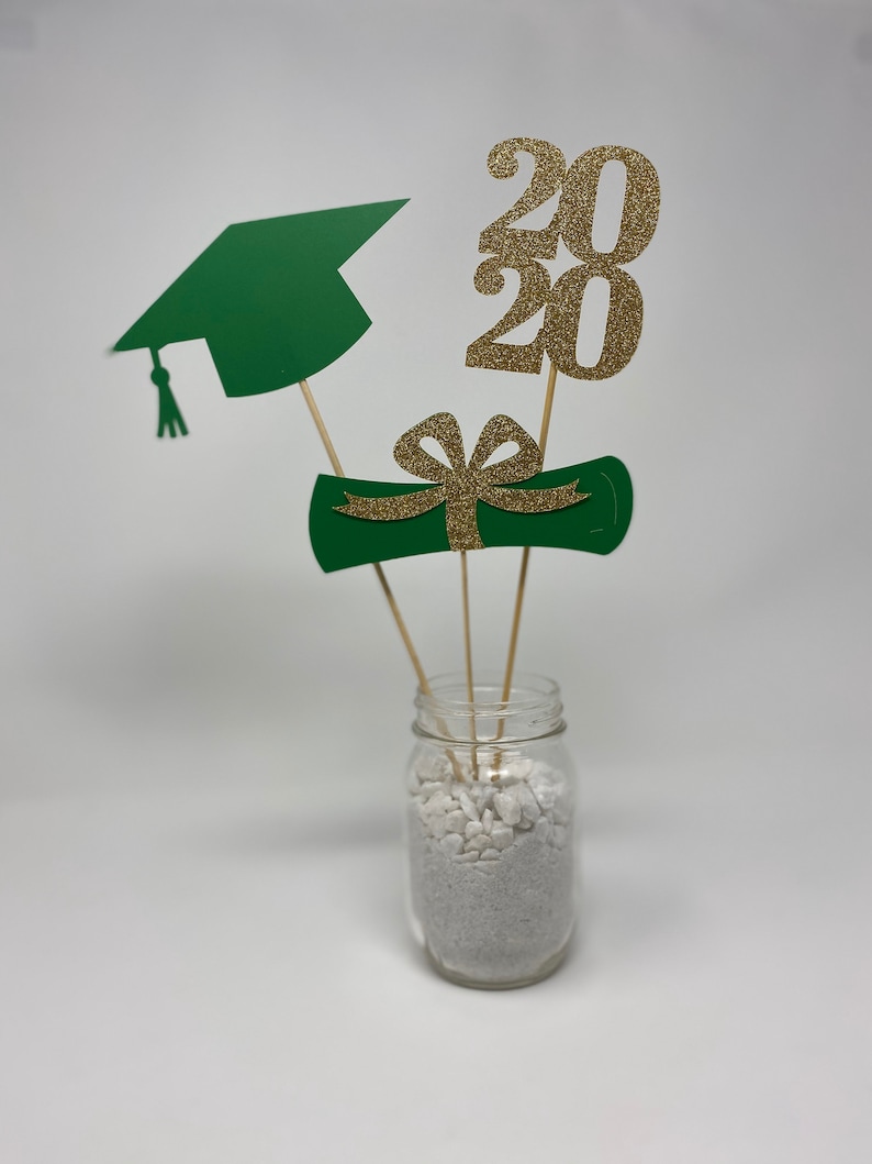 2023 Graduation Decorations Graduation Centerpiece Sticks Etsy