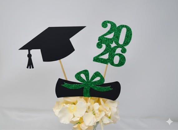 2026 Graduation decorations, Graduation Centerpiece Sticks, class of 2026, Graduation party Decoration, 2026 picks, Graduation 2026