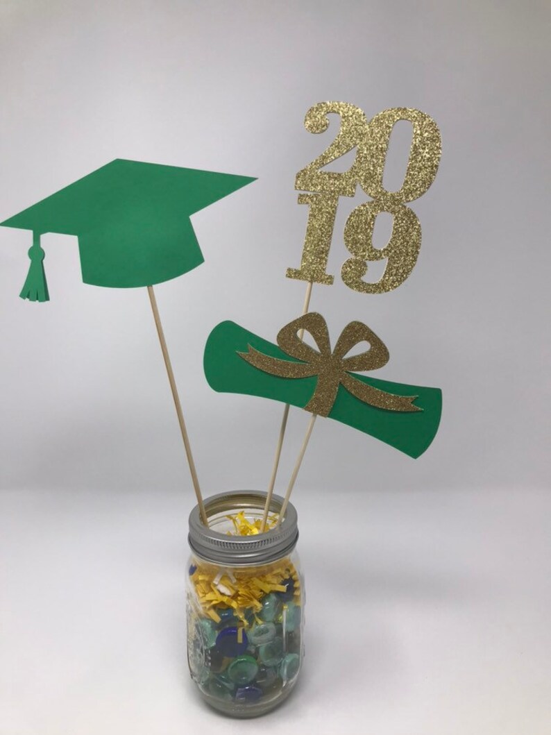 2023 Graduation Decorations Graduation Centerpiece Sticks Etsy