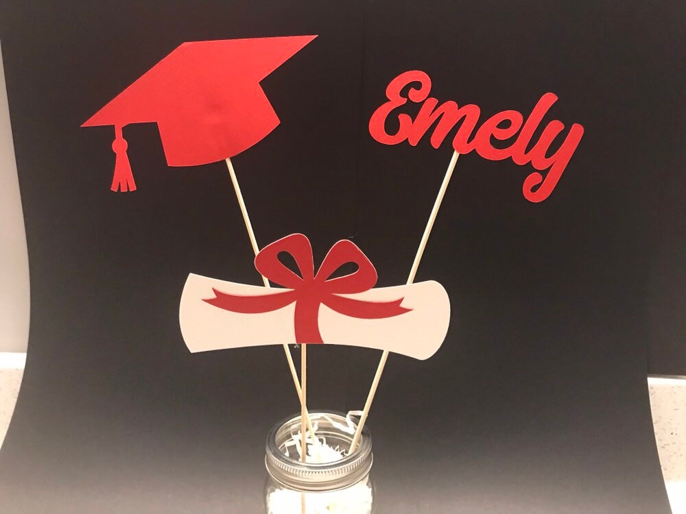 Graduation Party Decorations 2024, Graduation Centerpiece Sticks, Grad  2024, Graduation Table Decor, Class of 2024, Table Decorations 