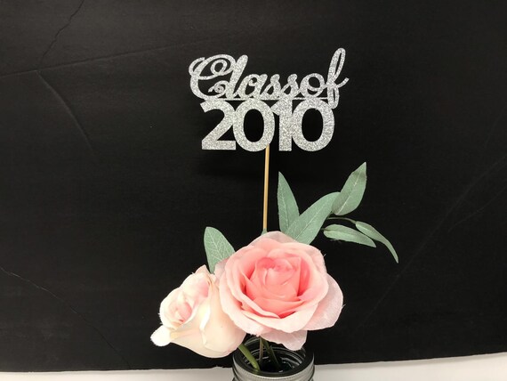 Class of 2010, Class Reunion Centerpiece, 10 years class Anniversary, 10th Celebration, Centerpieces, Class Reunion Decoration, year 2010