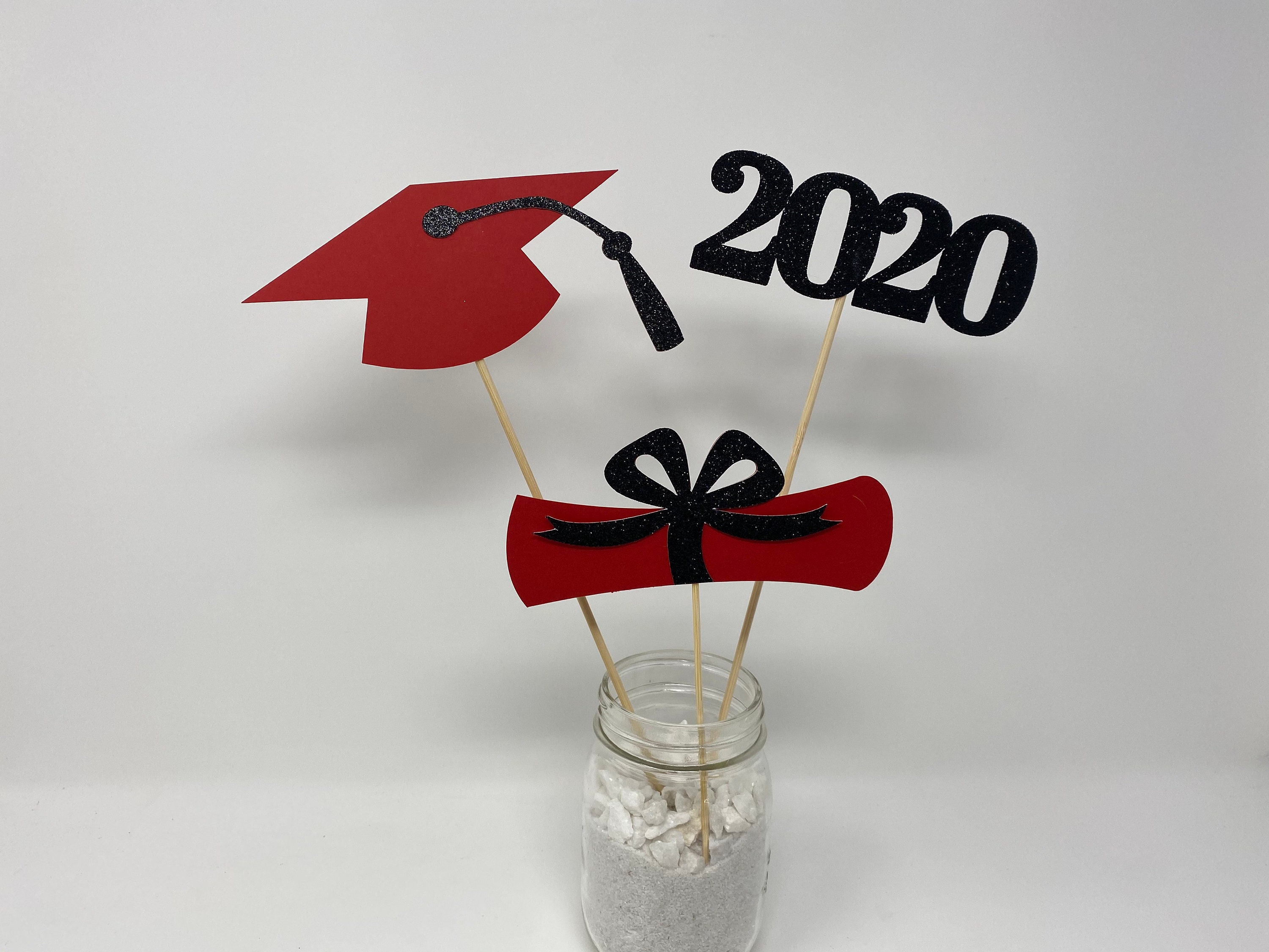 2024 Graduation decorations, Graduation Centerpiece Sticks, class of 2024,  Graduation party Decoration, 2024 picks, Graduation Décor 2024