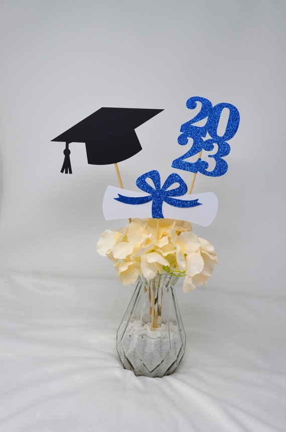 2024 Graduation Decorations Graduation Centerpiece Sticks -    Graduation party decor, Graduation decorations, Graduation table decorations