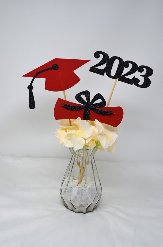 2024 Graduation decorations, Graduation Centerpiece Sticks, class of 2024, Graduation party Decoration, 2024 picks, Graduation Decor 2024