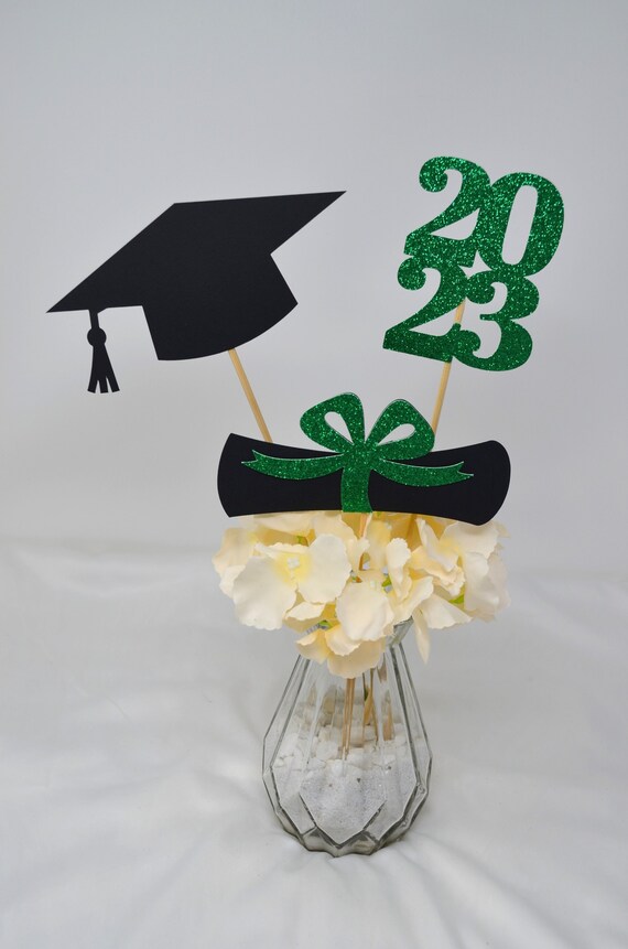 2023 Graduation decorations, Graduation Centerpiece Sticks, class of 2023, Graduation party Decoration, 2023 picks, Graduation Decor 2023