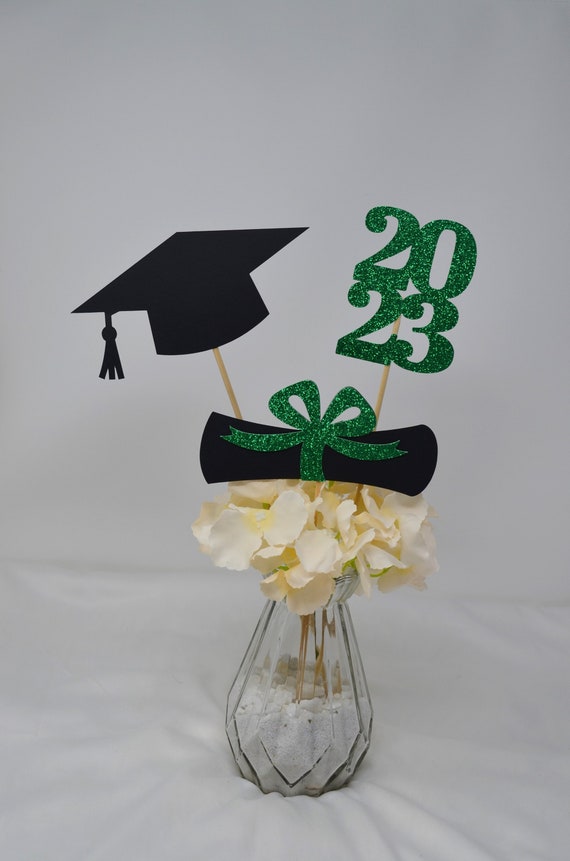 2023 Graduation decorations, Graduation Centerpiece Sticks, class of 2023, Graduation party Decoration, 2023 picks, Graduation Decor 2023