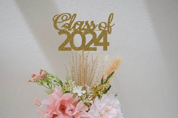 2024 Graduation decorations, Graduation Centerpiece Sticks, class of 2024, Graduation party Decoration, 2024 picks, Graduation Decor 2024