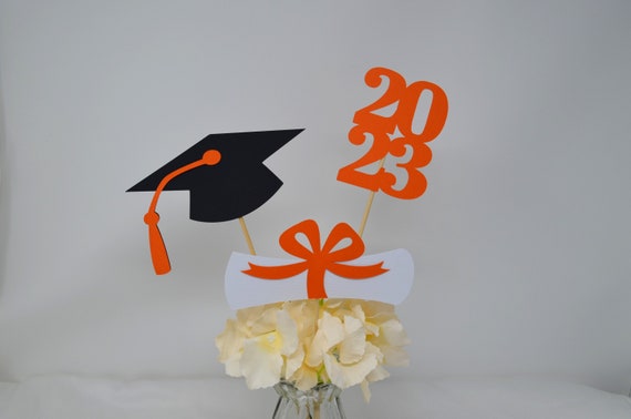 2024 Graduation decorations, Graduation Centerpiece Sticks, class of 2024, Graduation party Decoration, 2024 picks, Graduation Decor 2024