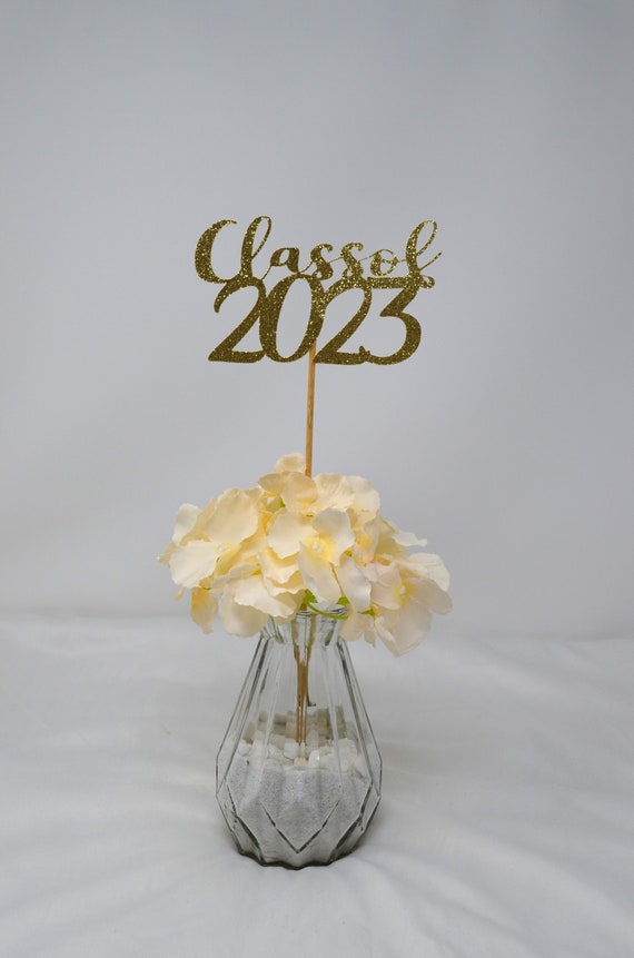 2024 Graduation decorations, Graduation Centerpiece Sticks, class of 2024, Graduation party Decoration, 2024 picks, Graduation Decor 2024