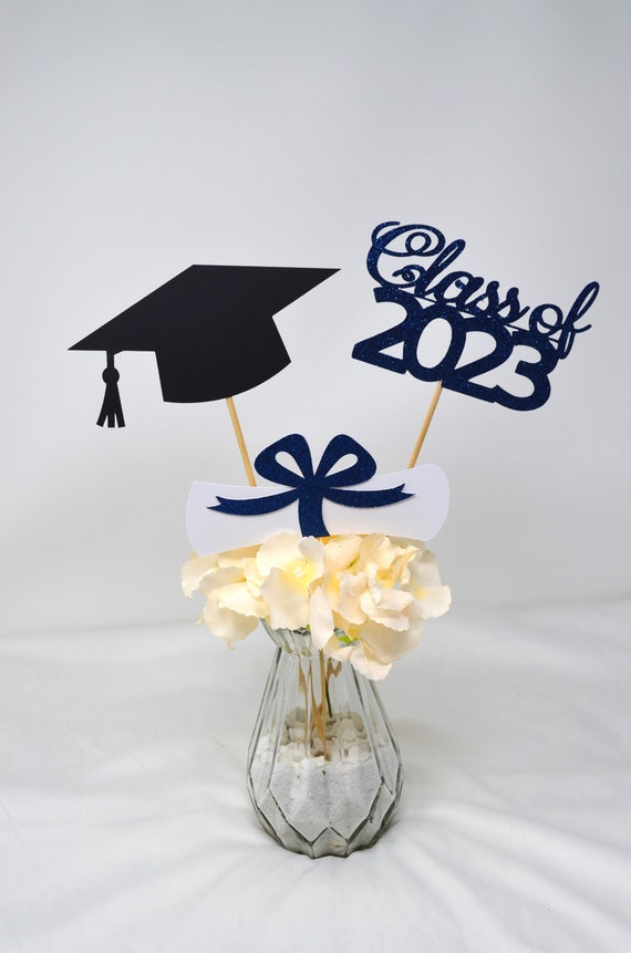 2024 Graduation decorations, Graduation Centerpiece Sticks, class of 2024, Graduation party Decoration, 2024 picks, Graduation Decor 2024