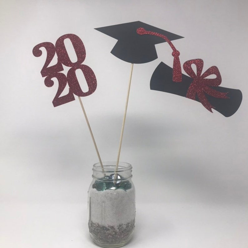 2023 Graduation Decorations Graduation Centerpiece Sticks Etsy