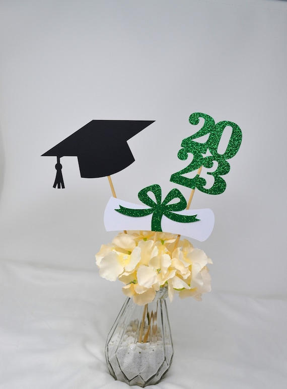 2024 Graduation decorations, Graduation Centerpiece Sticks, class of 2024, Graduation party Decoration, 2024 picks, Graduation Decor 2024