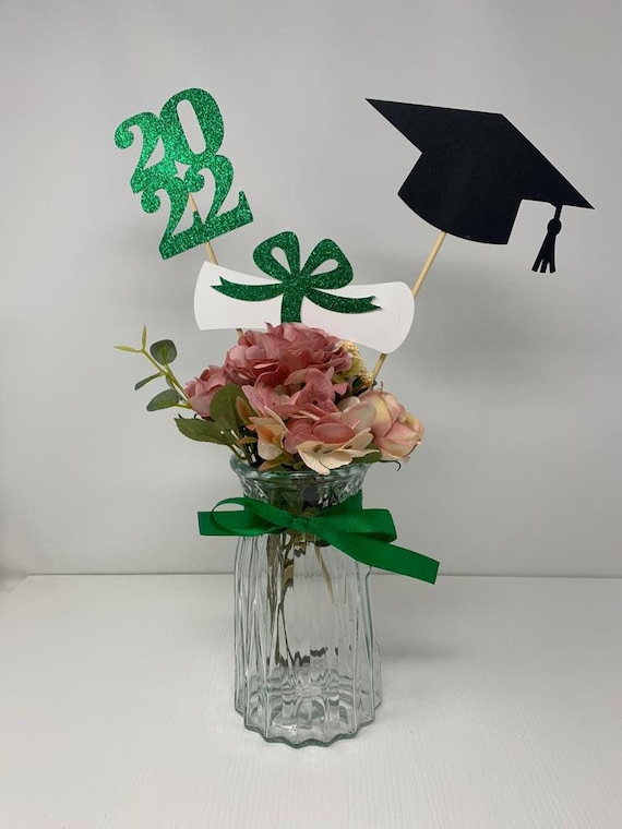 2022 Graduation decorations, Graduation Centerpiece Sticks, class of 2022, Graduation party Decoration, 2022 picks, Graduation Decor 2022