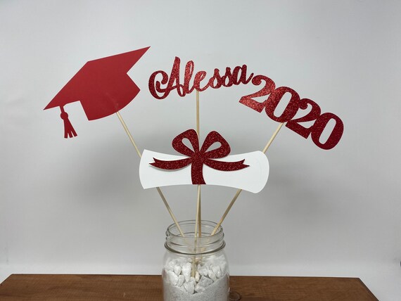 Graduation party decorations 2022, Graduation Centerpiece Sticks, Grad 2022, custom name centerpiece, Graduation table decor, Class of 2022