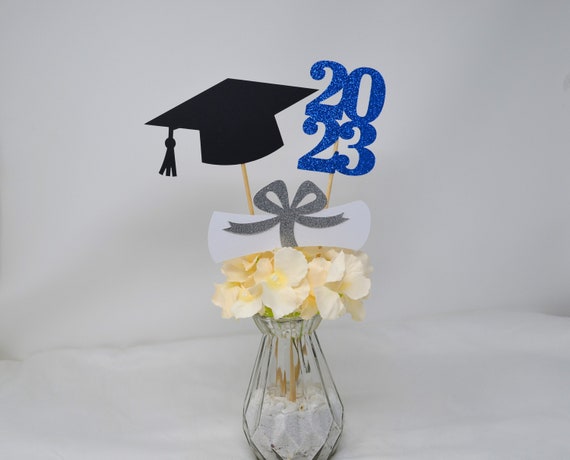 2024 Graduation decorations, Graduation Centerpiece Sticks, class of 2024, Graduation party Decoration, 2024 picks, Graduation Decor 2024