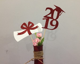 2024 Graduation decorations, Graduation Centerpiece Sticks, class of 2024, Graduation party Decoration, 2024 picks, Graduation Decor 2024