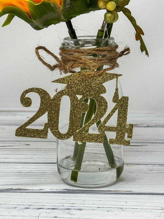 2024 tags, 2024 cut out, Graduation party decorations 2024, Graduation Cut outs, 2024 Mason jar tags , class of 2024, Graduation Decoration