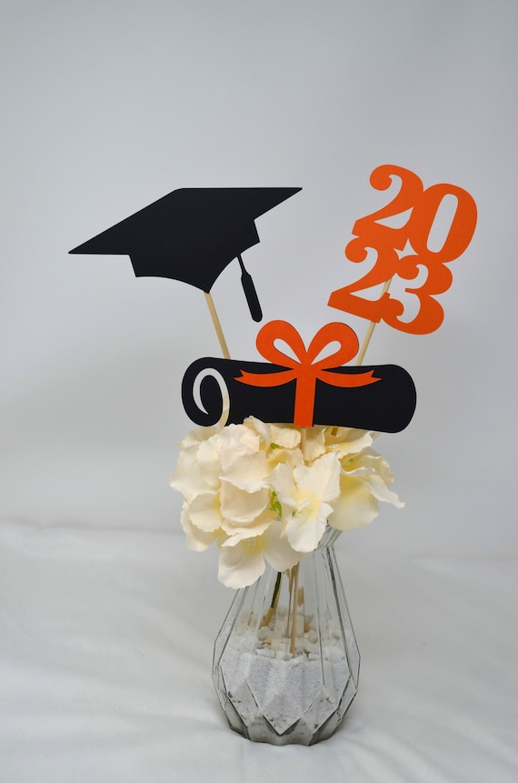 2023 Graduation decorations, Graduation Centerpiece Sticks, class of 2023, Graduation party Decoration, 2023 picks, Graduation Decor 2023