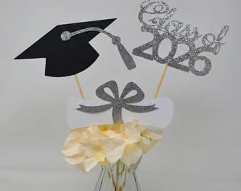 Personalized Graduation centerpieces 2026, Graduation Centerpiece Sticks, Grad 2026, name centerpiece, Graduation decoration, Class of 2026