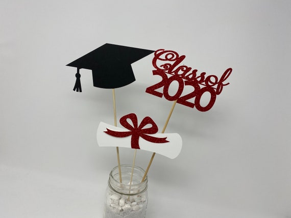 2022 Graduation decorations, Graduation Centerpiece Sticks, class of 2022, Graduation party Decoration, 2022 picks, Graduation Decor 2022