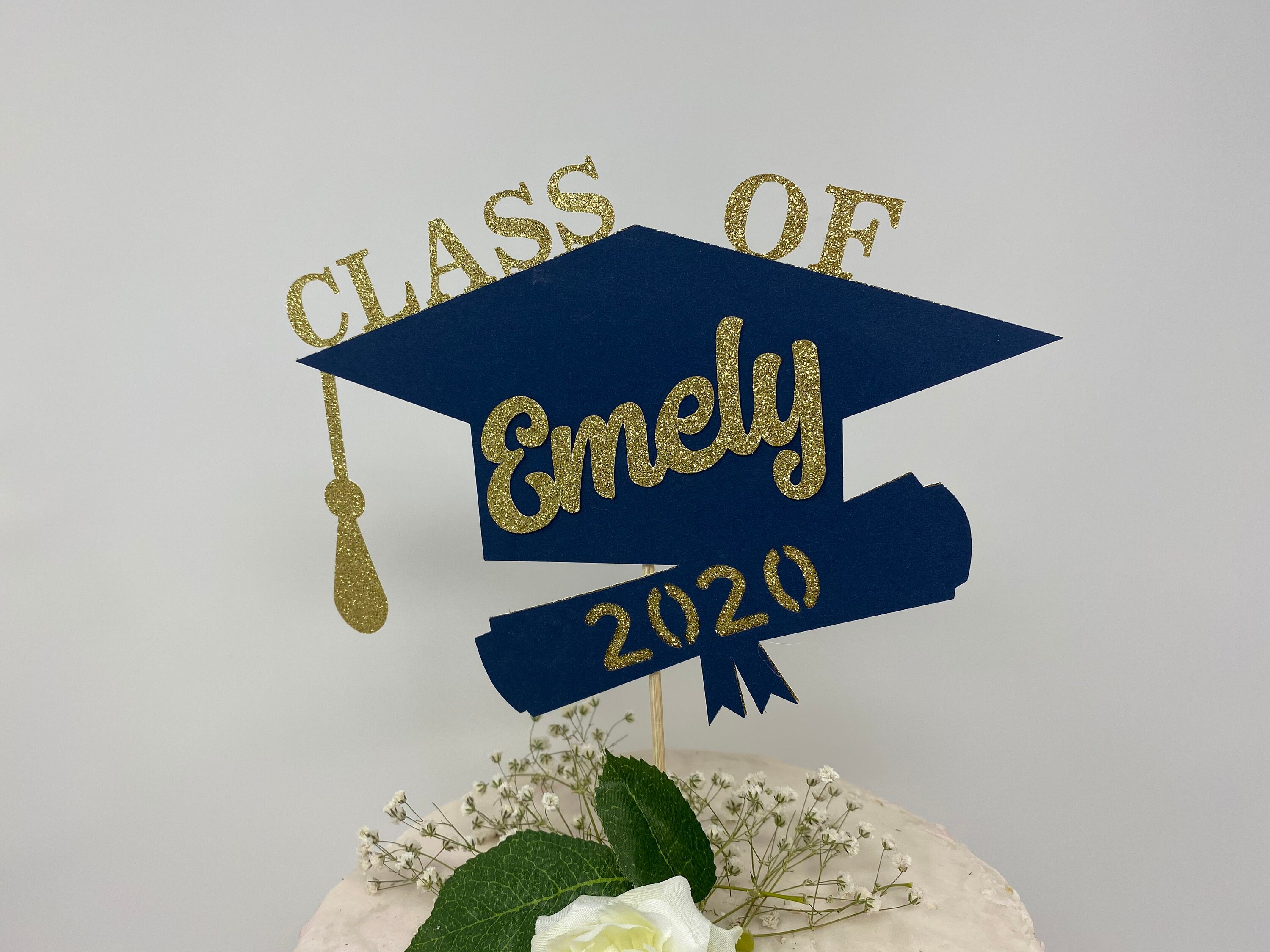 91 Custom personalized Graduation Cap topper, Flower Graduation cap ...