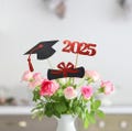 2025 Graduation decorations, Graduation Centerpiece Sticks, class of 2025, Graduation party Decoration, 2025 picks, Graduation 2025, 2025