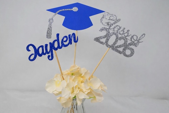 Graduation party decorations 2026, Graduation Centerpiece Sticks, Grad 2026, custom name centerpiece, Graduation table decor, Class of 2026