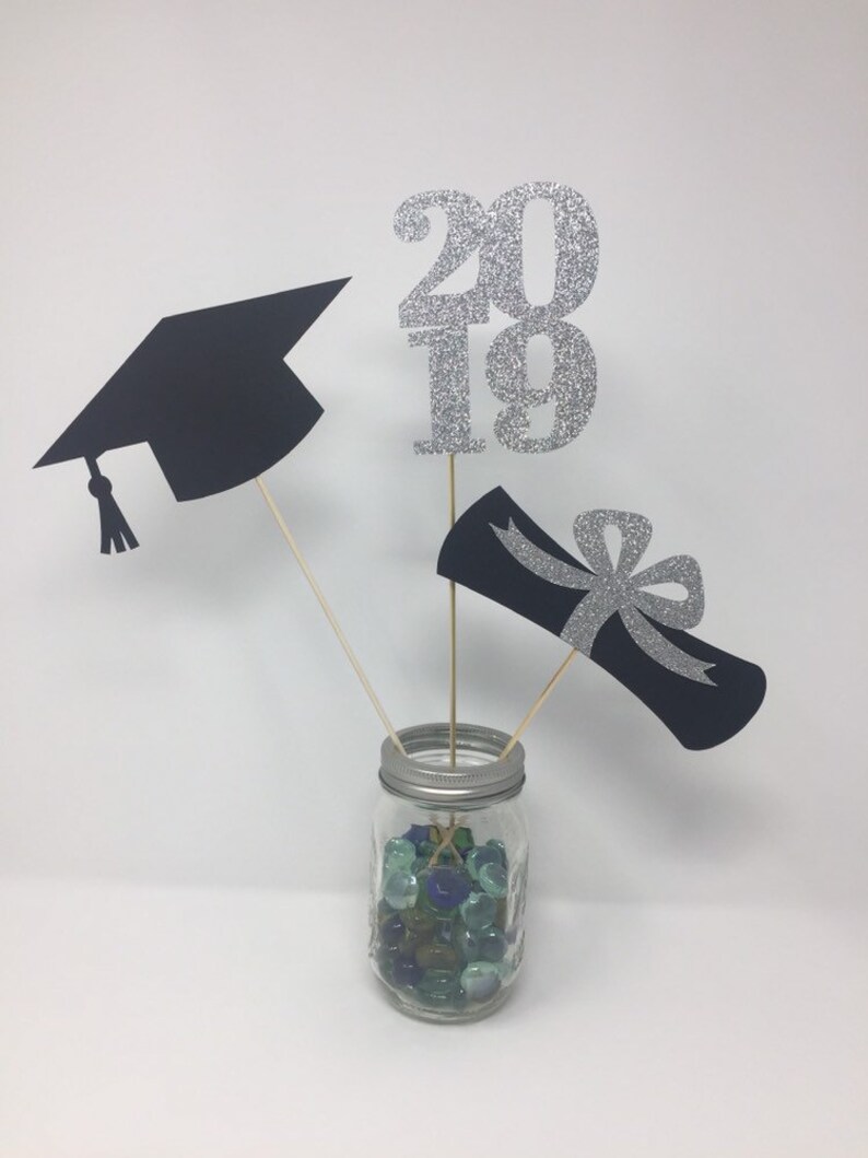 2023 Graduation Decorations Graduation Centerpiece Sticks Etsy