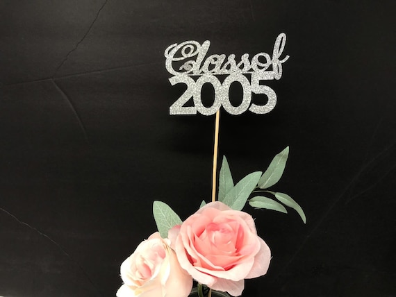 Class of 2005, Class Reunion Centerpiece, 15 years class Anniversary, 15th Celebration, Centerpieces, Class Reunion Decoration, year 2005