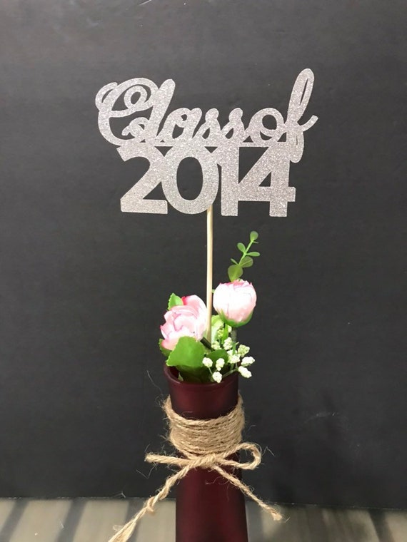 Class of 2014, 2014 Class Reunion Centerpiece, High School Reunion, 10th Reunion, Centerpieces, Class Reunion Decoration, Class of 2014 sign