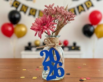 2026 Mason jar tags , class of 2026, Graduation Decoration, 2026 tags, 2026 cut out, Graduation party decorations 2026, Graduation Cut outs