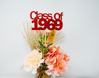 Class of 1969, Class Reunion Centerpiece, 55 years class reunion, 55th Reunion, Centerpieces, Class Reunion Decoration, 1969 Class reunion