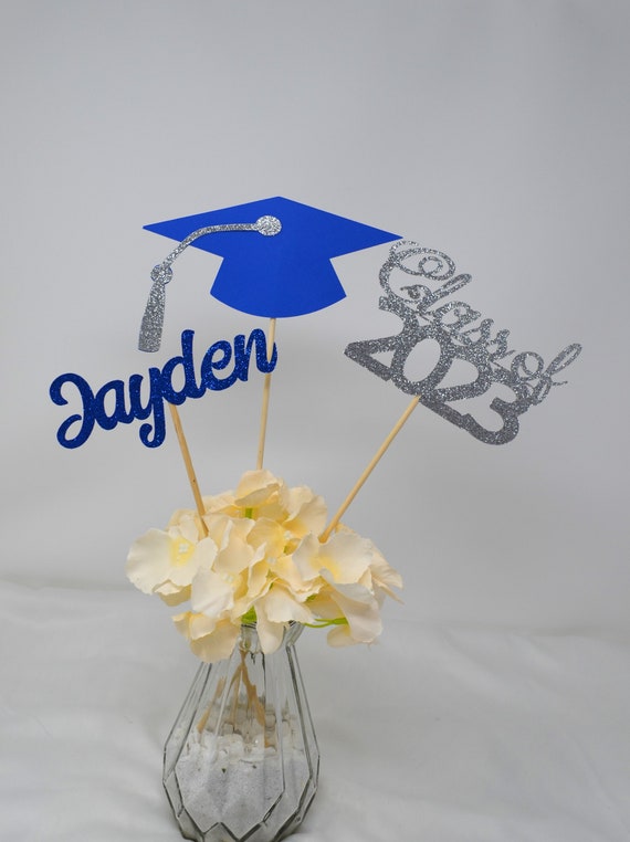 Graduation party decorations 2024, Graduation Centerpiece Sticks, Grad 2024, custom name centerpiece, Graduation table decor, Class of 2024