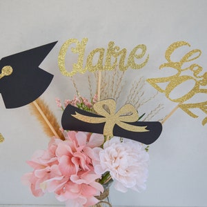 Graduation party decorations 2024, Graduation Centerpiece Sticks, Grad 2024, custom name centerpiece, Graduation table décor, Class of 2024