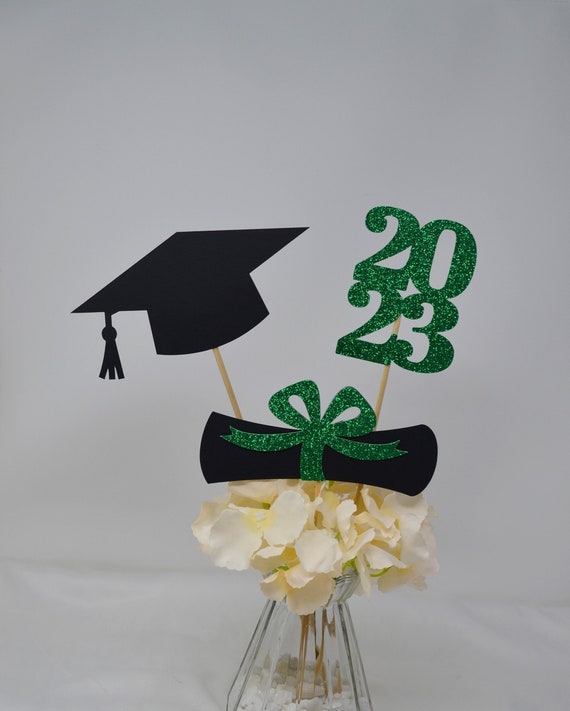 2024 Graduation Decorations Graduation Centerpiece Sticks -    Graduation party decor, Graduation decorations, Graduation table decorations