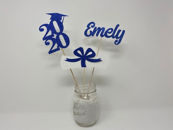 Graduation party decorations 2024, Graduation Centerpiece Sticks, Grad 2024, custom name centerpiece, Graduation table decor, Class of 2024