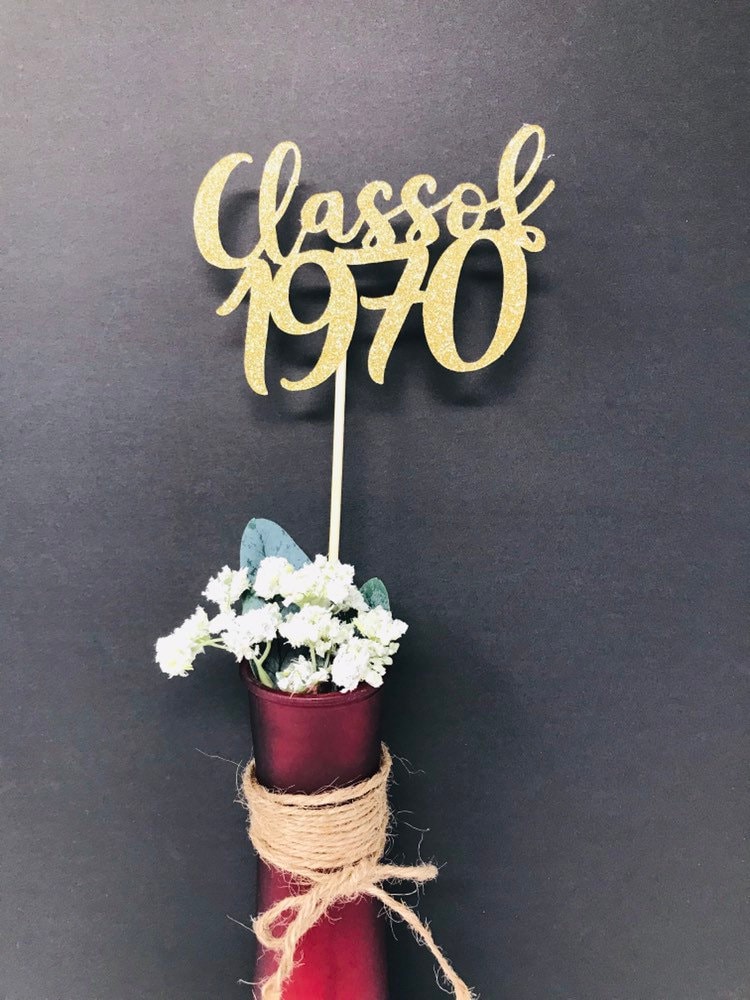 Class Of 1970 Class Reunion Centerpiece 50 Years Class Anniversary