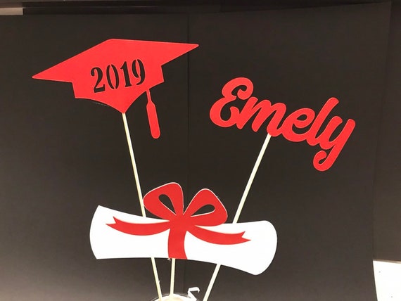 Graduation party decorations 2023, Graduation Centerpiece Sticks, Grad 2023, custom name centerpiece, Graduation table decor, Class of 2023