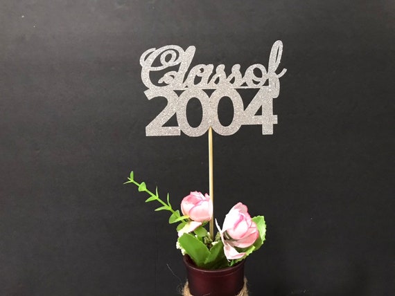 Class of 2004, 2004 Class Centerpiece, High School Reunion, 20th Reunion, Centerpieces, Class Reunion Decoration, 2004 school Reunion