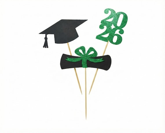 Graduation Centerpieces, Graduation Centerpiece Sticks, class of 2026, Graduation party Decoration, 2026 picks, Graduation 2026, prom 2026