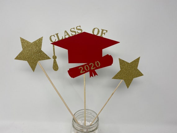 2024 Graduation decorations, Graduation Centerpiece Sticks, class of 2024, Graduation party Decoration, 2024 picks, Graduation Decor 2024